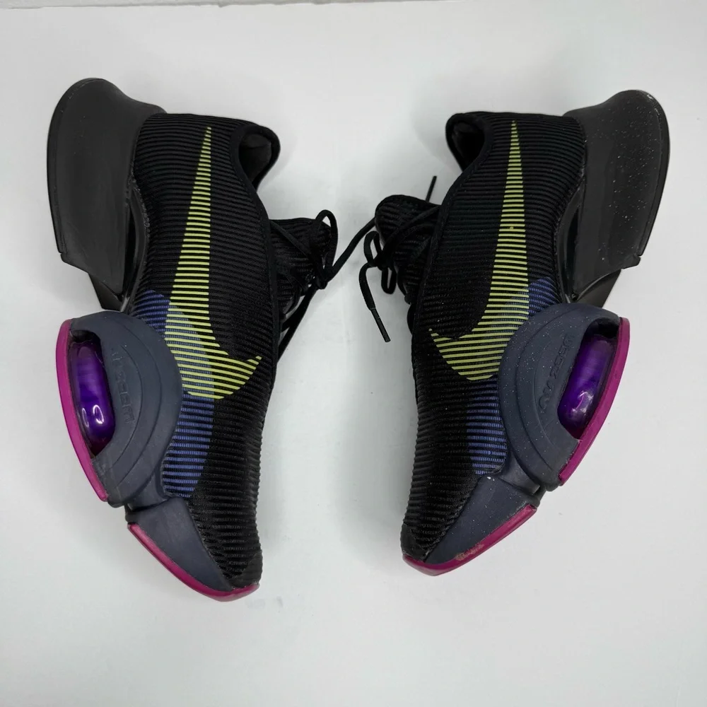 Nike Training Air Zoom SuperRep 2 Sneakers Black Cyber Multi CU5925-010 Size 9